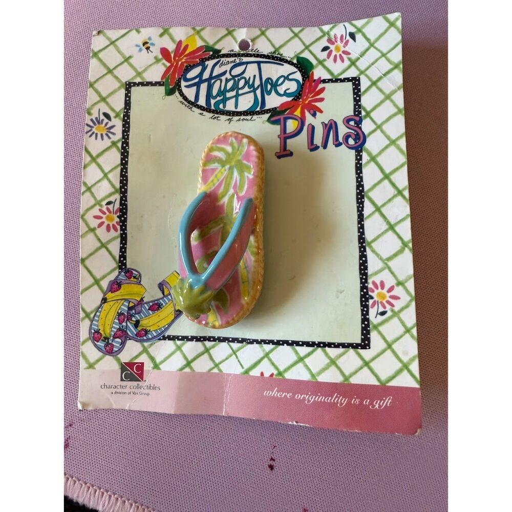 Happy Joes Pins a flip-flop sandal pin